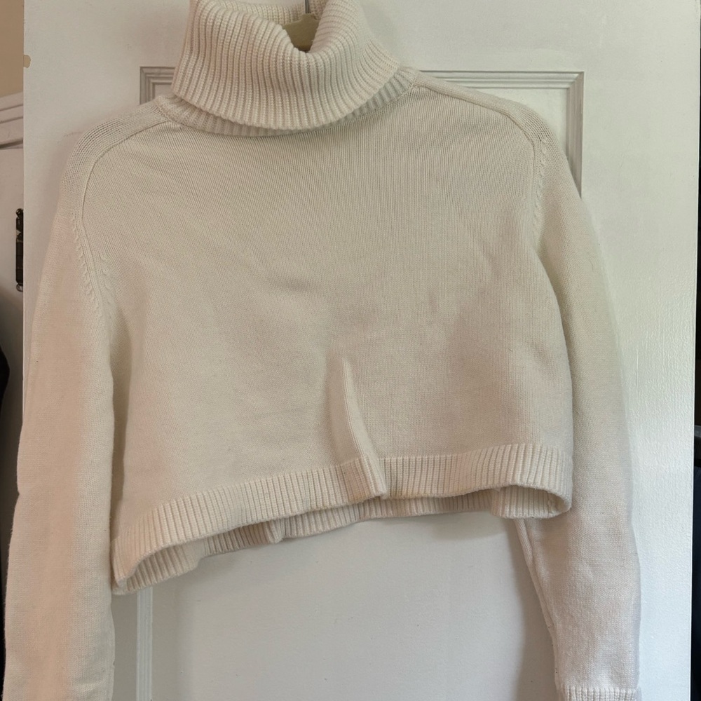 Zara turtleneck crop sweater